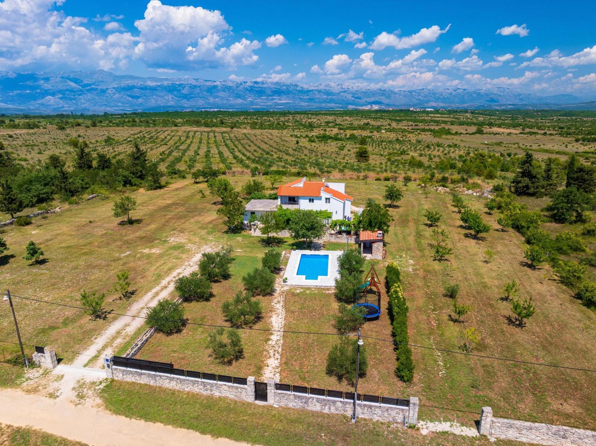 Villa Mandorla With Private Pool Zadar Exterior foto