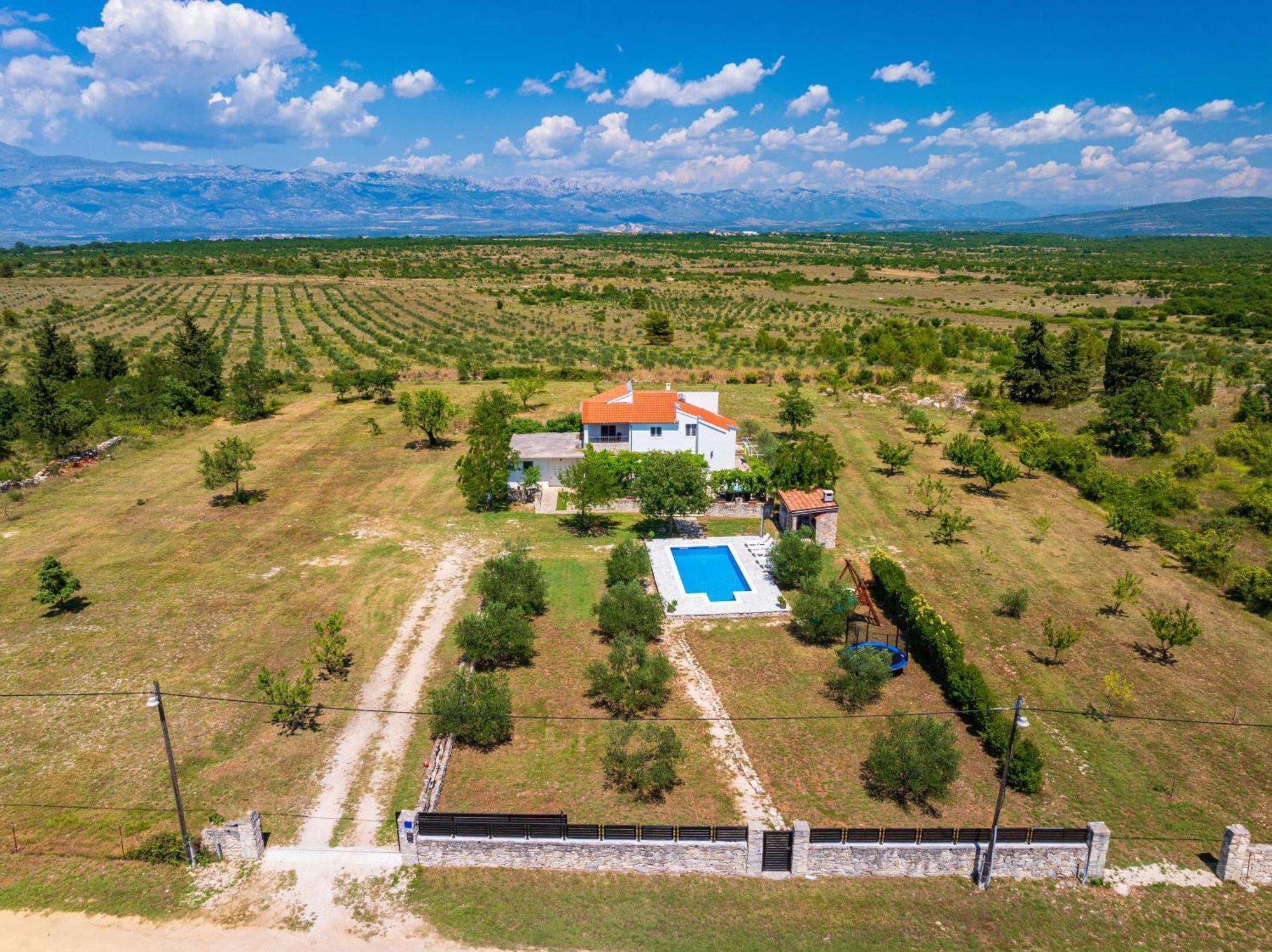 Villa Mandorla With Private Pool Zadar Exterior foto